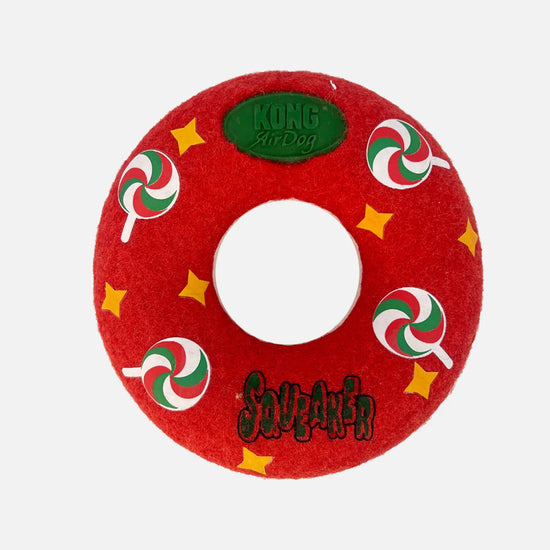 Kong holiday squeaker donut