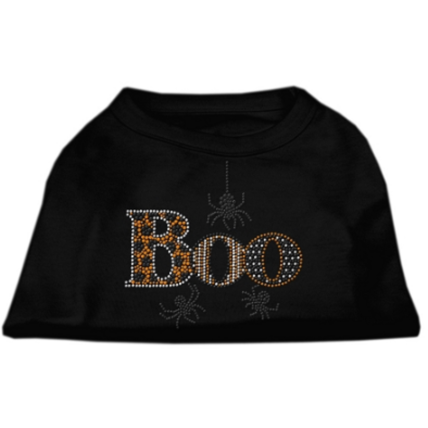 Rhinestone Boo Black T-shirt