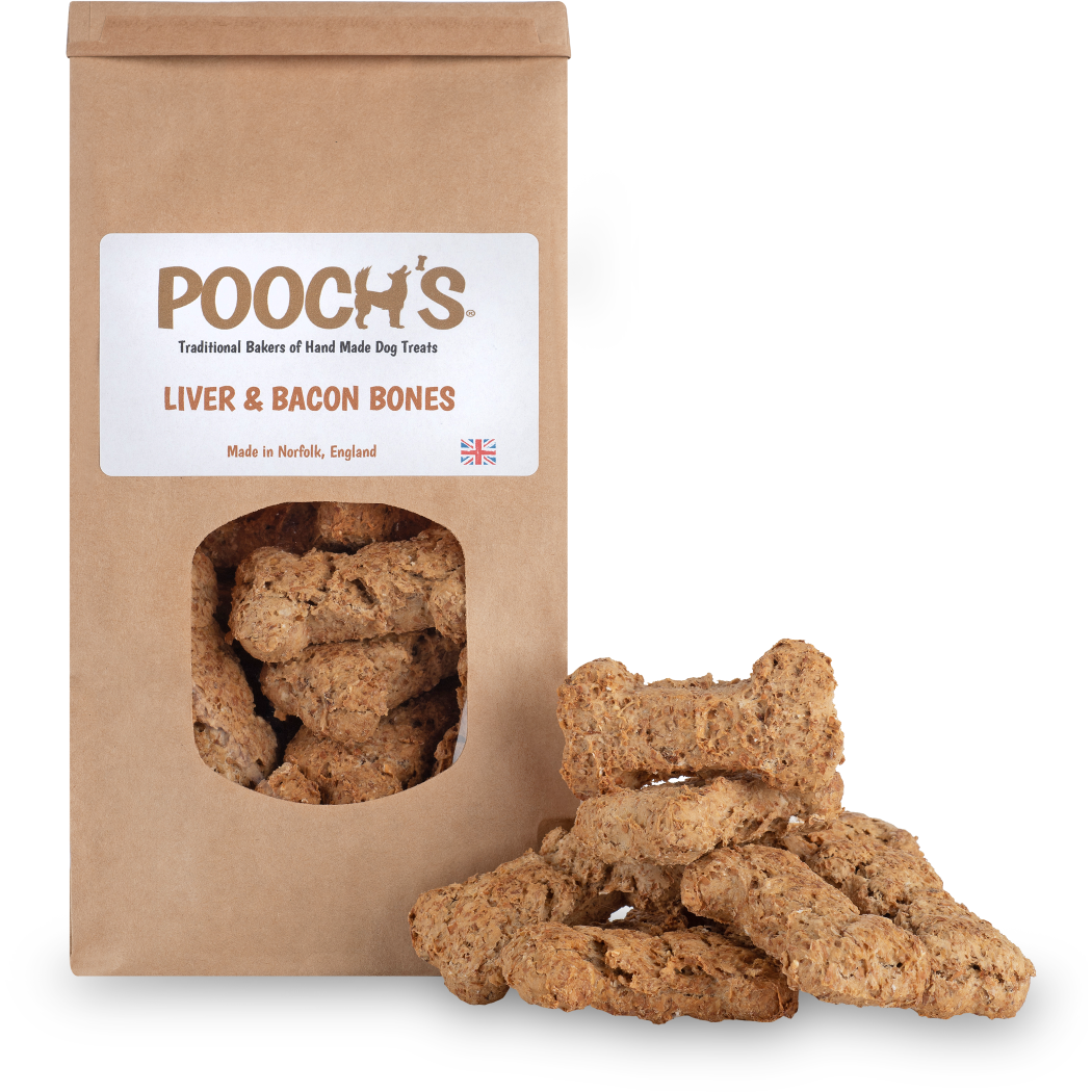 Liver & bacon bones dog biscuits