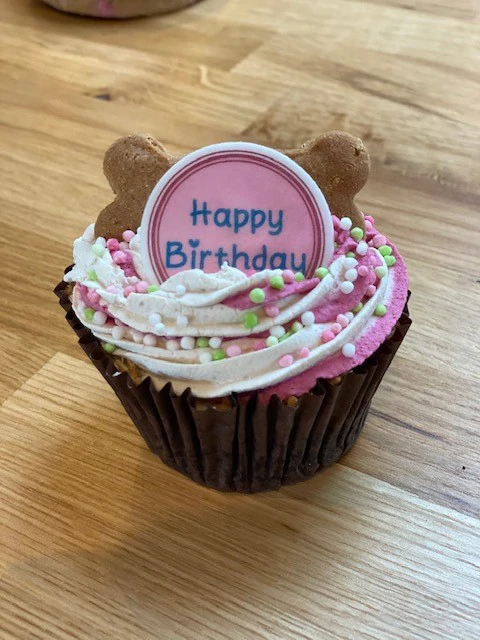Dog Birthday Pupcake cupcake