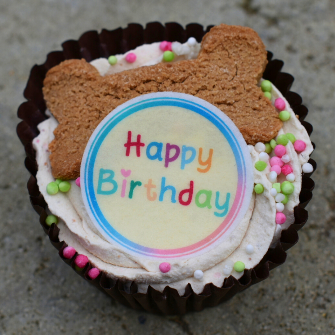 Dog Birthday Pupcake cupcake