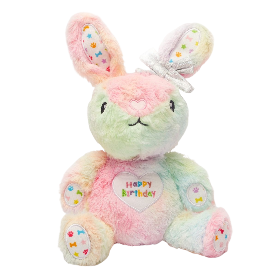 Rainbow Birthday Bunny