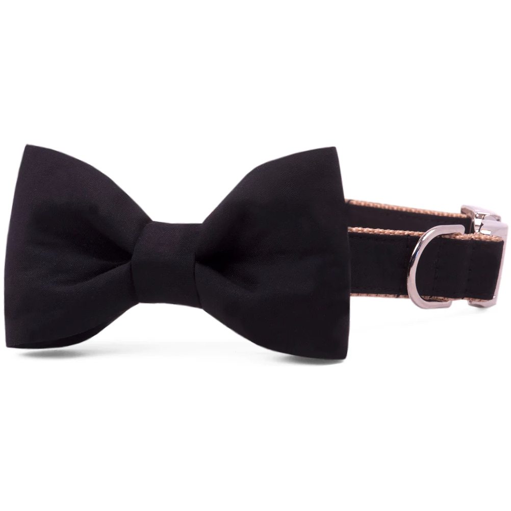 Load image into Gallery viewer, Onyx Black Bowtie Collar
