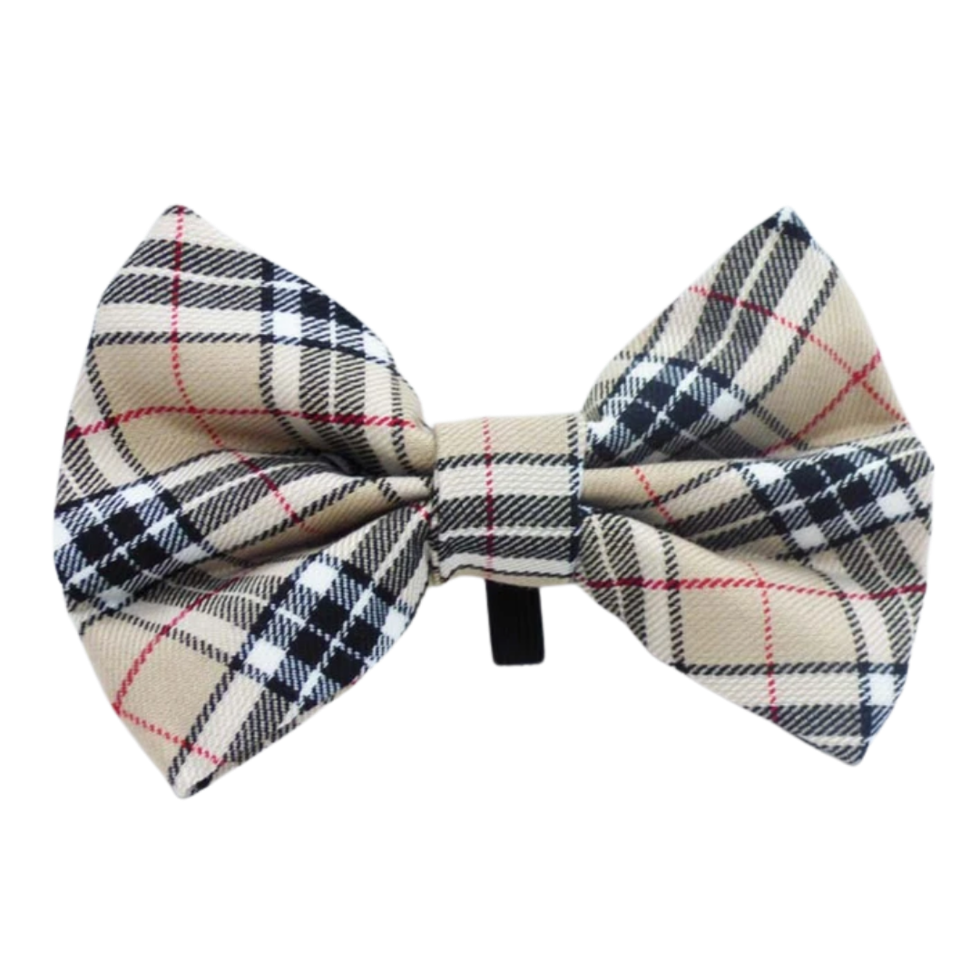 London plaid Bow tie