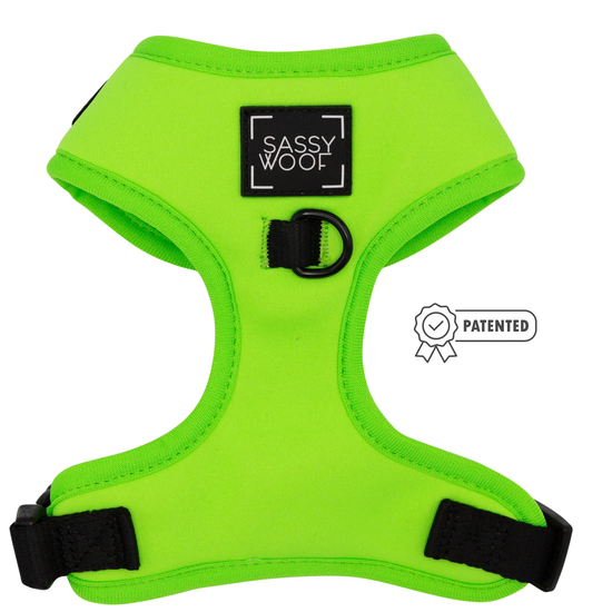 Neon Green Adjustable Harness