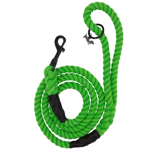 Neon Green Rope Lead