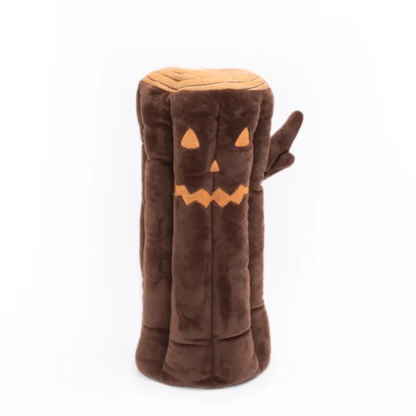 Halloween burrow haunted log