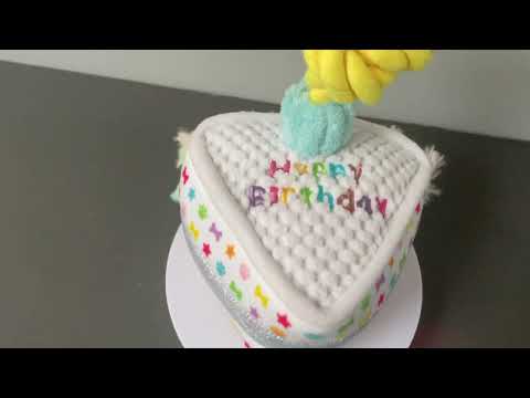 Rainbow Sparkle Cake Slice