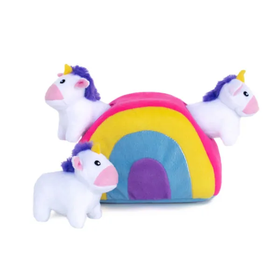 Unicorns in a rainbow burrow